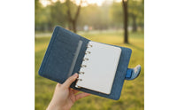 Cotton Watercolor Journal Refillable Watercolor Notebook Travel-Friendly Sketchbook with Circular Binding Binding Compact for Artists, Journaling Enthusiasts, Plein Air Painting
