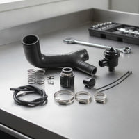 Replacement Pressure Relief Valve Kit Easy to Install Valve with Adapters Molded Black for Maintenance