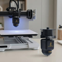 Hotend with Hardened Steel Nozzle High-Temperature Hotend Kit Clog-Resistant Print Head Block for Makers
