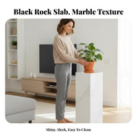 Marble-Top Plinth Luxury Aesthetic Unattachedstanding Object Plinth Elegant Design Multipurpose for Event Planners, Showroom
