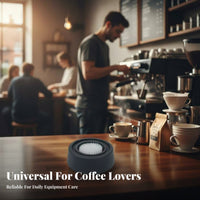 Universal Fit 51/53/58mm WDT Tool with Cleaning Base Includes Stand WDT Tool Easy to Clean for Baristas, Cafe