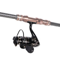 Large Spool Front Drag Fishing Reel Fixed Bail Wire Right-Hand Fishing Reel EVA Foam Knob Sport Gear Metal Alloy