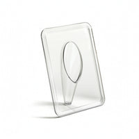 Frame Vase Modern Clear Acrylic Vase Flower Arrangement Holder Contemporary Unique for Minimalists, Desk, Living Room