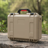Hard Shell Case Heavy-Duty Sheltering Case with Handle Water-Resistant Storage Box for Technicians, Photographers, Travel, Outdoor