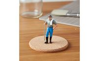 Photo Prop 1:64 Scale Figure Lifelike Textures 1:64 Figure Realistic Details Miniature Scene Person for Photography