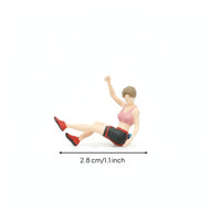2 Pieces Climbing Figurine Detailed Pose Rock Climbing Figurine Mountaineering Miniature Finely Molded Mountaineering Miniatures