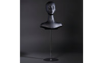 Mannequin Head Bust Matte Mannequin Head with Shoulders Adult Size Hairpiece Stand Jewelers, Cosplayers