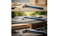 Insulated Claw Hammer Comfort Grip Carpenter Hammer Ergonomic Tool Heavy-Duty for Carpenters, Woodworkers, Workshop