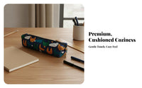 pencils Pouch Large Capacity Floral Stationery Bag Material Embroidered Cosmetic Bag for Girls, School