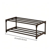 Space Saving Under Bed Shoe Rack Stable Structure Dorm Room Shoe Holder With Wheels Under Bed Storage Cart Side Pockets for Students
