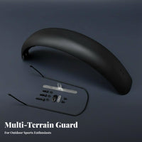 Wide Tire Bike Mudguard Curved Oversized-Tire Bike Mudguard for Winter Riding