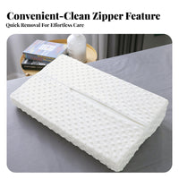 Anti-Collapse Beauty Bed Pillow Slow Rebound Memory Foam Pillow Soft and Comfortable for Masseuses, Side Sleepers, Spa, Sleeping, Night Time