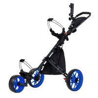 3 Wheel Golf Push Cart Portable 3 Wheel Golf Trolley Sturdy Frame Athletic Gear for Golfers