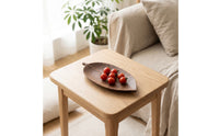 Leaf-Shaped Tray Grain Walnut Wood Tray Organic Wooden Platter for Hosts, Homeowners, Dining Table, Sideboard, Living Room