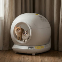 Self-Cleaning Cat Litter Box Hands Automatic Cat Litter Box Electric Pet Supply for Cats, Indoor, Apartments