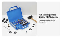 Tire Repair Strip Tool Set Portable Tubeless Tire Repair Stripging Tool Universal Fit Puncture Repair Kit for DIY Mechanics, Extended-Trip Trip