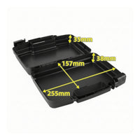 Hard Carrying Case with Handle Portable Shockproof Equipment Case Compact Empty for Outdoor