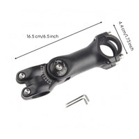 Aluminum Alloy Stem Riser Marked Scale Bike Stem Riser Adjustable Handlebar Extender Clamp Style Hex Keys Included