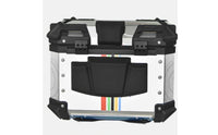Universal aluminum motorcycle tail box backrest pad
