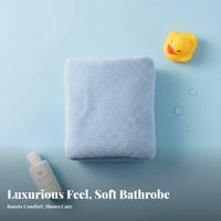 Soft Material Dog Bathrobe Easy to Wear Absorbent Pet Robe Machine Washable for Cat Owners, After Bath, Rainy Days, Beach Trips