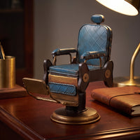 Miniature Barber Chairs Retro Barber Chairs Model Collectible Decor for Collectors
