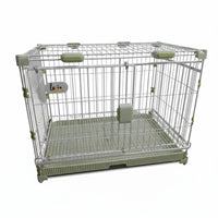 Stackable Design interlocking Wire Crate Combinable interlocking Wire Fence safe Door Latch Pet enclosure Easy Installation for Dog Owners, Indoors, Home, Living Room, outsidedoors