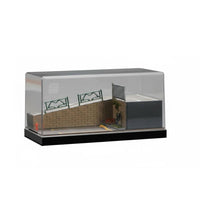 Dust-Proof Cover 1:64 Scale Car Display Scene Highly Detailed Street Slope Display Scene Box Multi-Layer Design 1/64 Scale Display Scene for Hobbyists
