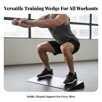 Increases Range of Motion Squat Block Non-Slip Squat Block Multi-Functional Heel Elevation Block Lightweight & Portable for Weightlifters, Athletes, Beginners, Squats, Home Gym, Workout