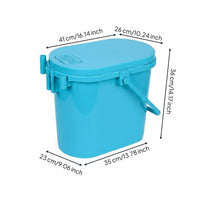 Sit-on Bucket Hard Shell Fishing Box Lightweight Outdoor Container