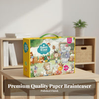 Intelligence Development Themed Cartoon Jigsaw Giftable Packaging Large Piece Jigsaw Set Problem-Solving Skills for Children 3+, Preschool