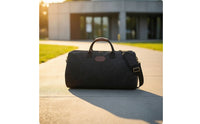 Canvas Travel Bag Heavy-Duty Canvas Holdall with Shoulder Strap Structured Travel Duffel Bag for Commuters