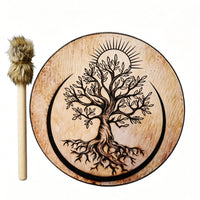 Moon Drum Lightweight Frame Drum Portable Percussion Instrument for Performance