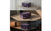 Graded Card Case with Handle Lockable Graded Card Storage Box Secure for Tournaments