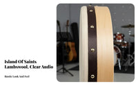 Goatskin Head Bodhran Drum Handheld Irish Bodhran Includes Beater Stick Percussion Instrument Rich, Full Sound for Musicians, Performers, Music Students, Live Performances, Practice Sessions, Social Gatherings, Studio Recording