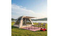 Rainproof Automatic Camping Tent bugProof Instant Setup Tent Spacious Interior Portable Shelter Ventilated Mesh Openings for Campers, Families, Beach, Parks