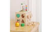 Fine Movement Skills Educational Activity Cube Early Learning Multi Activity Cube Safe Materials Bead Maze Toy Rounded Edges for Daycare, Preschool