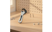 Micro Compact Adjustable Wrench Compact Wrench Portable Adjustable Spanner Lightweight for Mechanics, DIYers, Plumbers, Tight Confined Areas, Glove Box, Everyday Carry