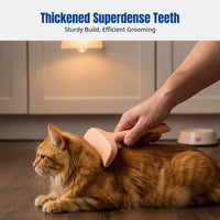 Cat Hair Thinning Comb, Dual-Use Cat Grooming Brush, Shedding Removal Tool for Long Hair, Compact, Home Cleaning