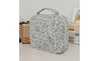 Travel Toiletry Organizer with Compartments Portable Large Capacity Cosmetic Case for Women