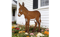 Outline Silhouette Garden Stake with Outline Whimsical Lawn Ornament for Lawns