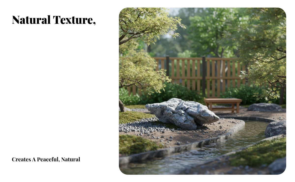 Lightweight PU Foam Landscape Rock Easy Installation PU Foam Fake Rock Long-Lasting Realistic Fake St Single All-Weather for Set Designers, Photographers, Yard, Patio, Pool Area, Photography Studio