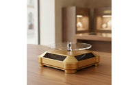 360-Degree Rotating Display Stand Countertop Solar Display Stand Compact Solar Turntable Motorized for Collectors