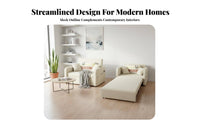 2-in-1 Design Pull-extendable Armchair Bed Space-Saving transmodernable Furniture Foldable Sleeper Sofa Modern design for Apartment Dwellers, Students, residents, Small areas, Living Room