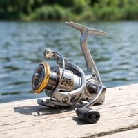 Portable Micro Fishing Reel Ergonomic Micro Compact Revolving Reel Non-Slip Powerful for Anglers, Travel