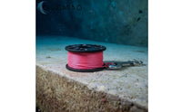 Compact Design Dive Line Spool with Double Ender Hook Diving Guideline Reel Underwater Finger Spool for Technical Divers