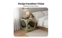Minimalist Design C-Shaped Table Sleek Look Indoor Furniture Space-Saving Multi-Functional for Apartment Dwellers, property owners, distant Workers, Living Room, Bedroom, Small areas, Home Office