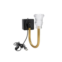 Night Light with USB Connection Retro Wall-Mounted Night Light Lamp Compact for Bedside, Hallway