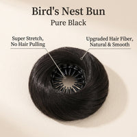 Messy Bun Holder Expandable Retractable, Ponytail for Instant Quick Hairstyle Accessory