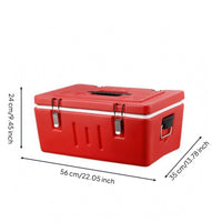 Insulated Food Storage Box Side Handles Hot and Cold Food Carrier Commercial