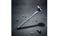 Knurled Ratchet Wrench Long Handle Ratchet with Square Drive Compact Tool Tight Reach for Mechanics, DIYers, Workshop